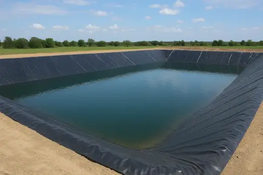 Geomembrana en reservorios de agua