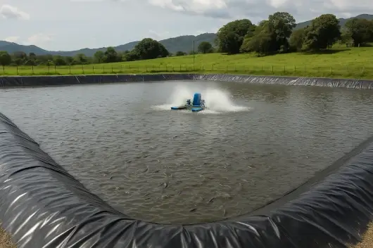 Geomembrana para criadero de peces